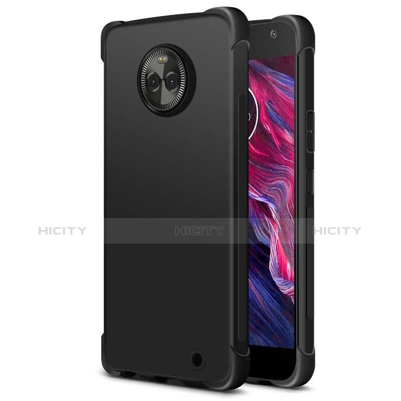 Silikon Hülle Handyhülle Ultra Dünn Schutzhülle für Motorola Moto X4 Schwarz