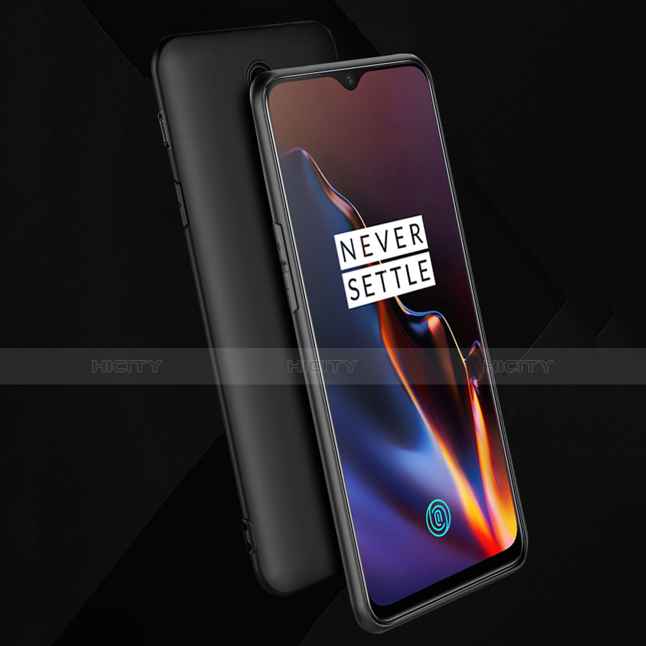 Silikon Hülle Handyhülle Ultra Dünn Schutzhülle für OnePlus 6T Schwarz