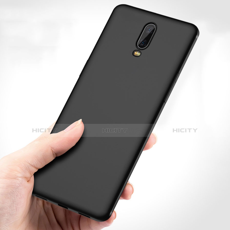 Silikon Hülle Handyhülle Ultra Dünn Schutzhülle für OnePlus 6T Schwarz