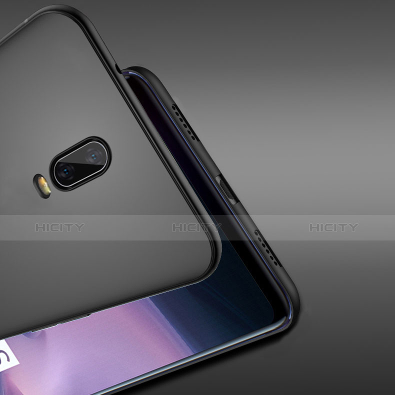 Silikon Hülle Handyhülle Ultra Dünn Schutzhülle für OnePlus 6T Schwarz