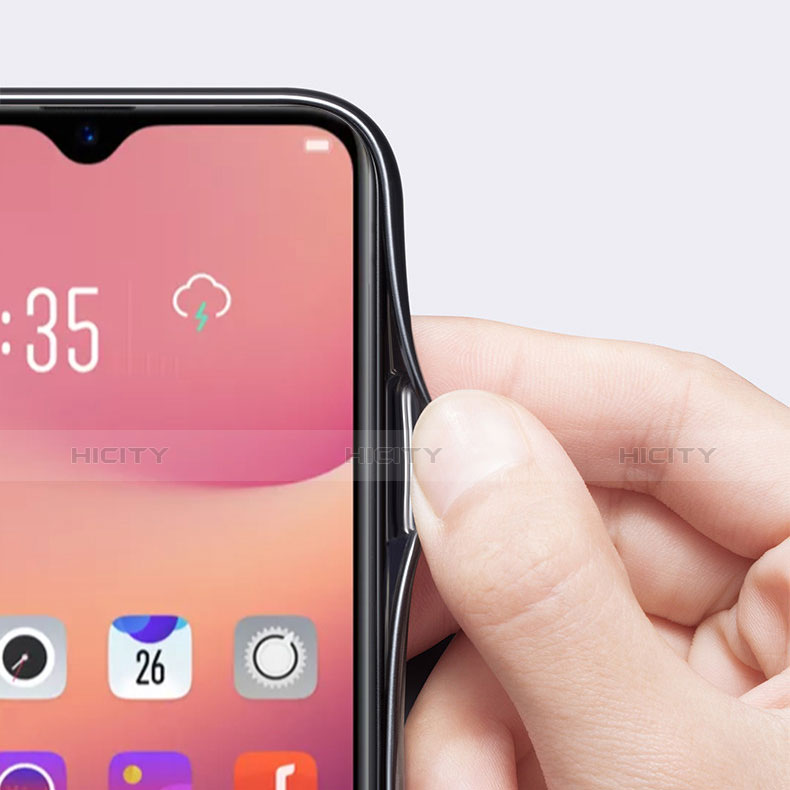 Silikon Hülle Handyhülle Ultra Dünn Schutzhülle für Oppo AX7 Schwarz
