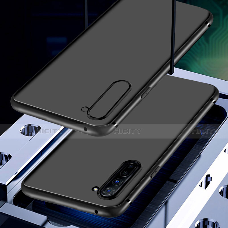 Silikon Hülle Handyhülle Ultra Dünn Schutzhülle für Oppo F15 Schwarz