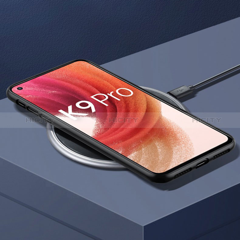 Silikon Hülle Handyhülle Ultra Dünn Schutzhülle für Oppo K9 Pro 5G Schwarz