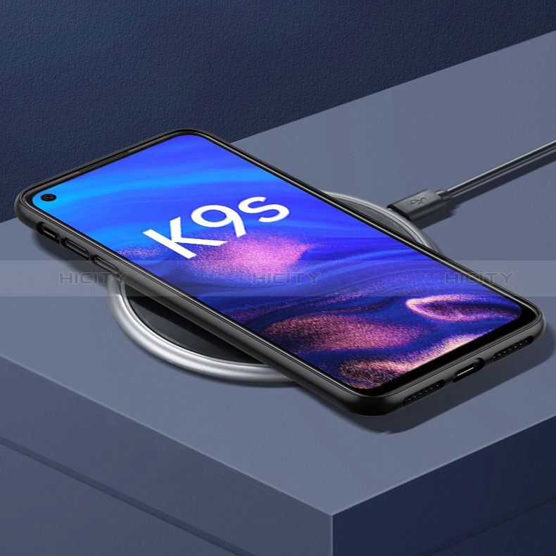 Silikon Hülle Handyhülle Ultra Dünn Schutzhülle für Oppo K9S 5G Schwarz