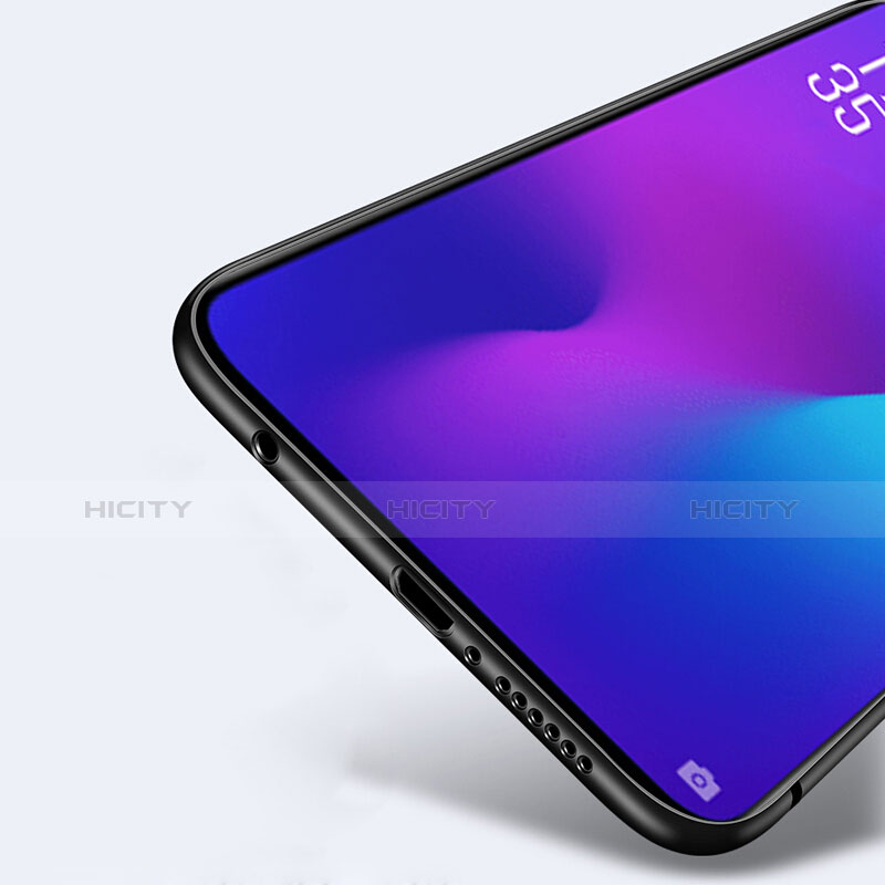 Silikon Hülle Handyhülle Ultra Dünn Schutzhülle für Oppo R17 Pro Schwarz