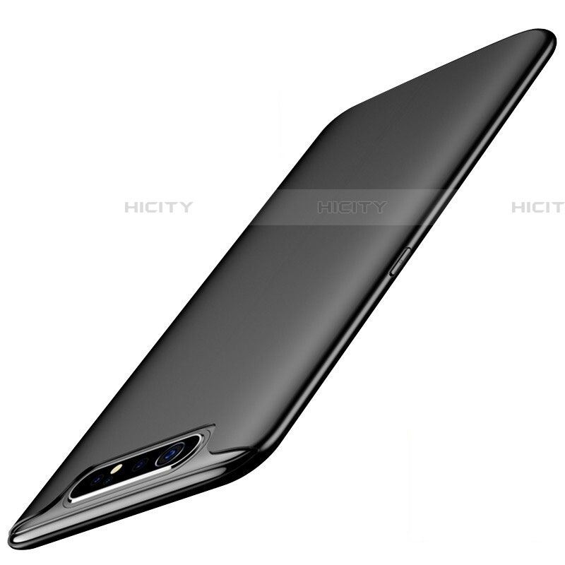 Silikon Hülle Handyhülle Ultra Dünn Schutzhülle für Samsung Galaxy A90 4G Schwarz