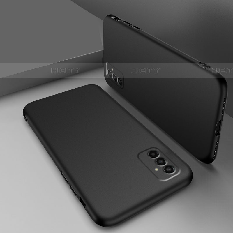 Silikon Hülle Handyhülle Ultra Dünn Schutzhülle für Samsung Galaxy F13 4G Schwarz groß