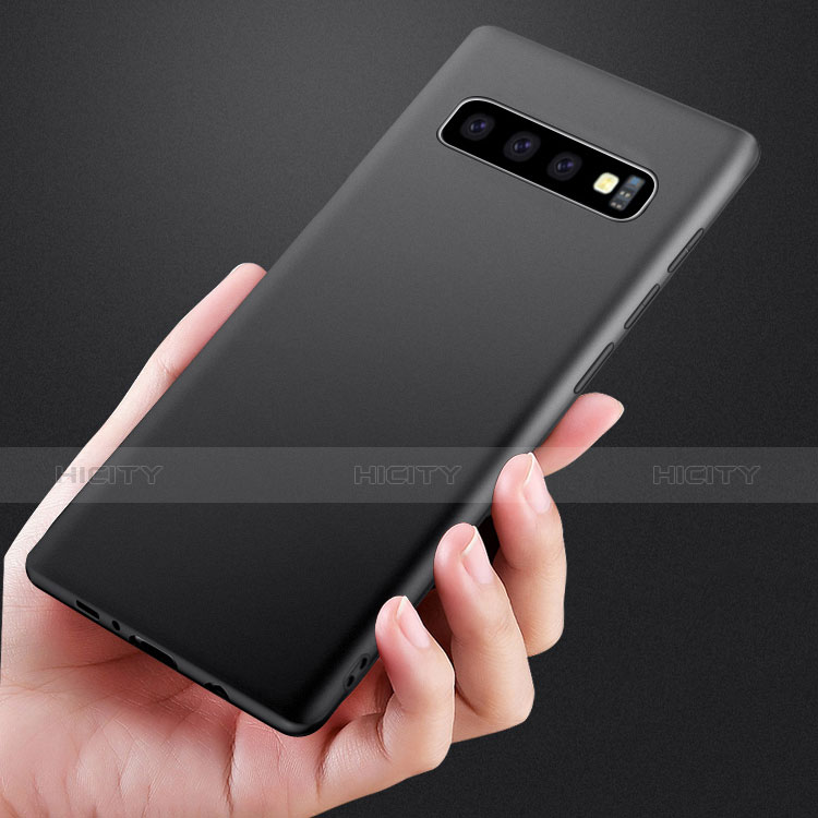 Silikon Hülle Handyhülle Ultra Dünn Schutzhülle für Samsung Galaxy S10 Plus Schwarz