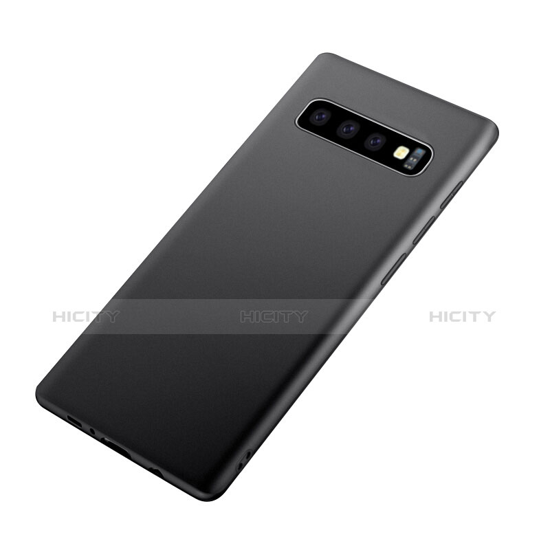 Silikon Hülle Handyhülle Ultra Dünn Schutzhülle für Samsung Galaxy S10 Plus Schwarz