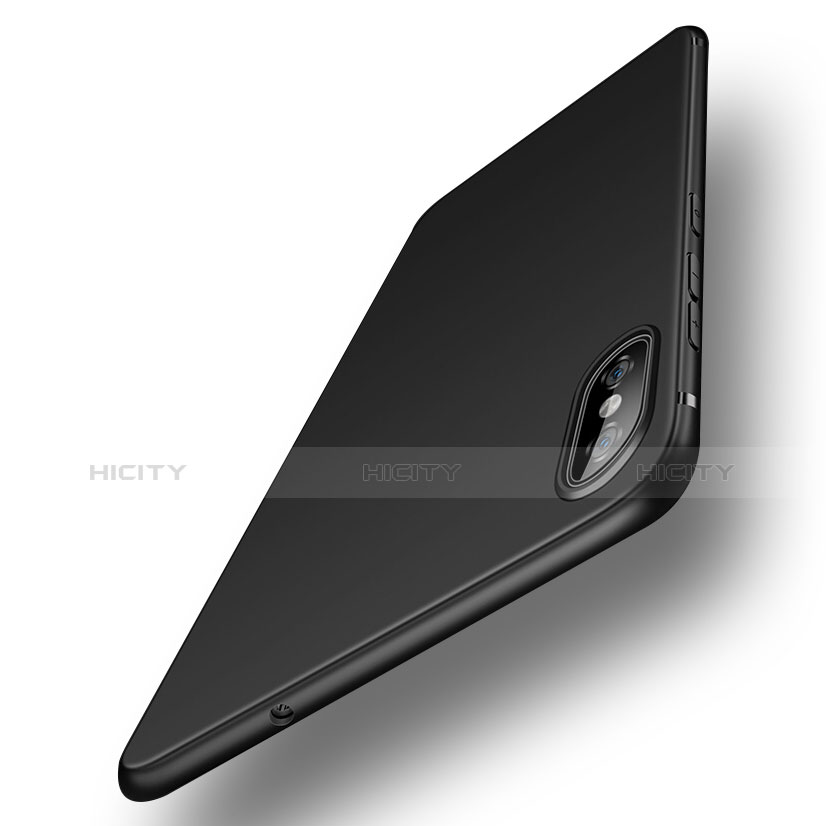 Silikon Hülle Handyhülle Ultra Dünn Schutzhülle für Xiaomi Mi 8 Explorer Schwarz