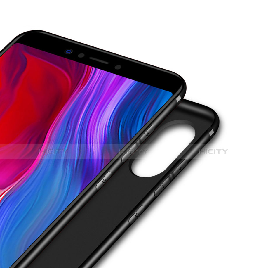 Silikon Hülle Handyhülle Ultra Dünn Schutzhülle für Xiaomi Mi 8 Schwarz