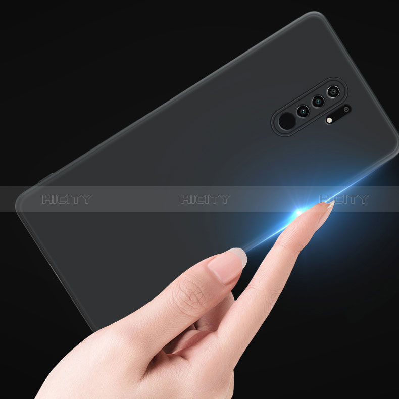 Silikon Hülle Handyhülle Ultra Dünn Schutzhülle für Xiaomi Poco M2 Schwarz