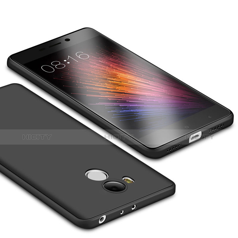 Silikon Hülle Handyhülle Ultra Dünn Schutzhülle für Xiaomi Redmi 4 Prime High Edition Schwarz