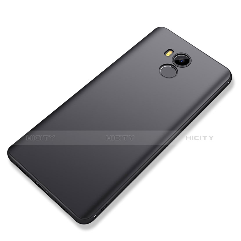 Silikon Hülle Handyhülle Ultra Dünn Schutzhülle für Xiaomi Redmi 4 Prime High Edition Schwarz