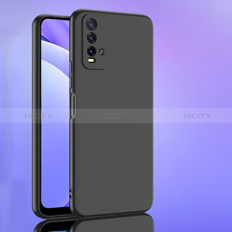 Silikon Hülle Handyhülle Ultra Dünn Schutzhülle für Xiaomi Redmi 9 Power Schwarz groß