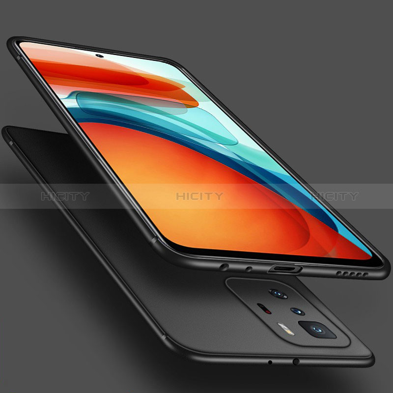 Silikon Hülle Handyhülle Ultra Dünn Schutzhülle für Xiaomi Redmi Note 10 Pro 5G Schwarz