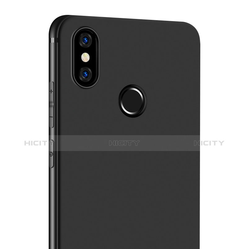 Silikon Hülle Handyhülle Ultra Dünn Schutzhülle für Xiaomi Redmi Note 5 AI Dual Camera Schwarz