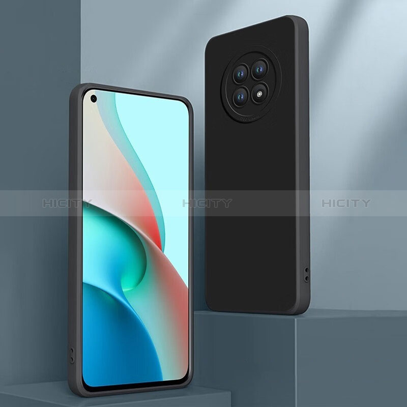 Silikon Hülle Handyhülle Ultra Dünn Schutzhülle für Xiaomi Redmi Note 9 5G Schwarz