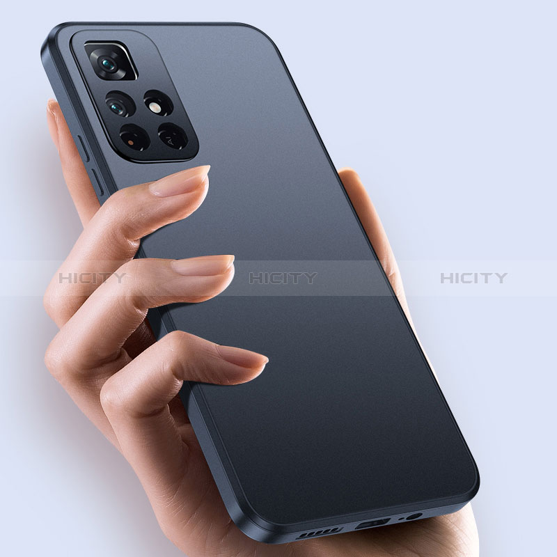 Silikon Hülle Handyhülle Ultra Dünn Schutzhülle H01 für Xiaomi Poco M4 Pro 5G Schwarz