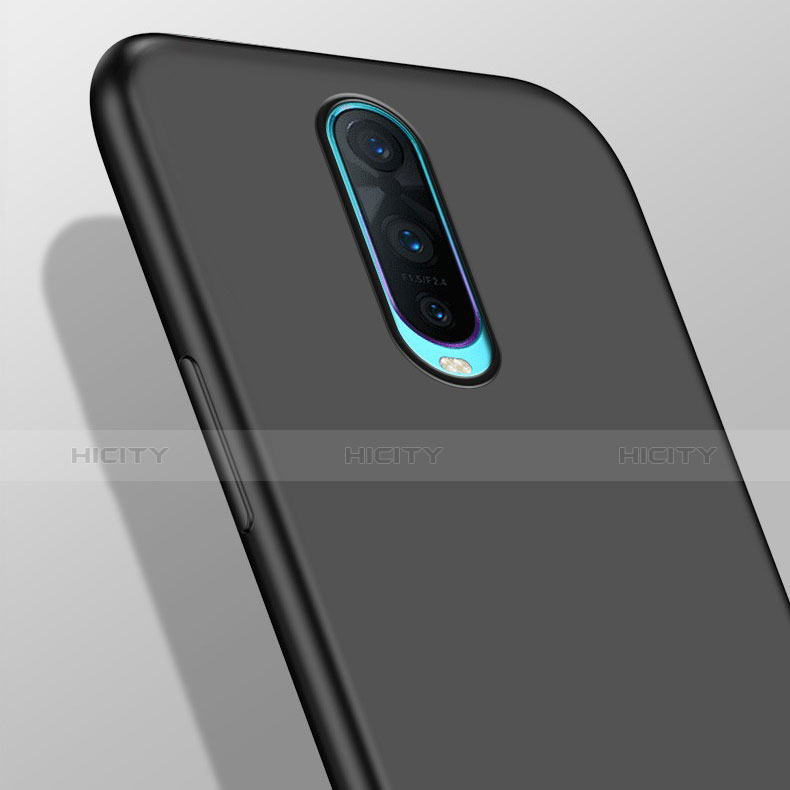 Silikon Hülle Handyhülle Ultra Dünn Schutzhülle P01 für Oppo R17 Pro Schwarz