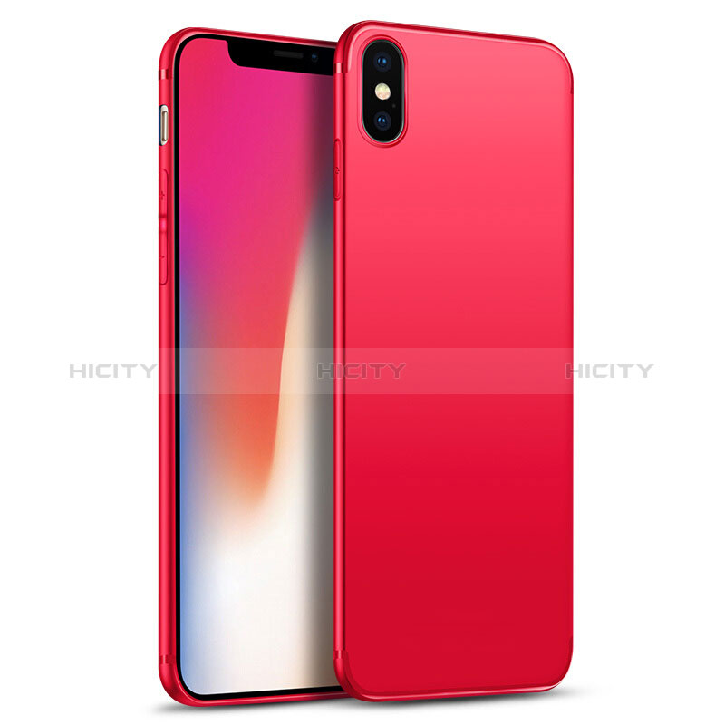 Silikon Hülle Handyhülle Ultra Dünn Schutzhülle S02 für Apple iPhone Xs Max Rot