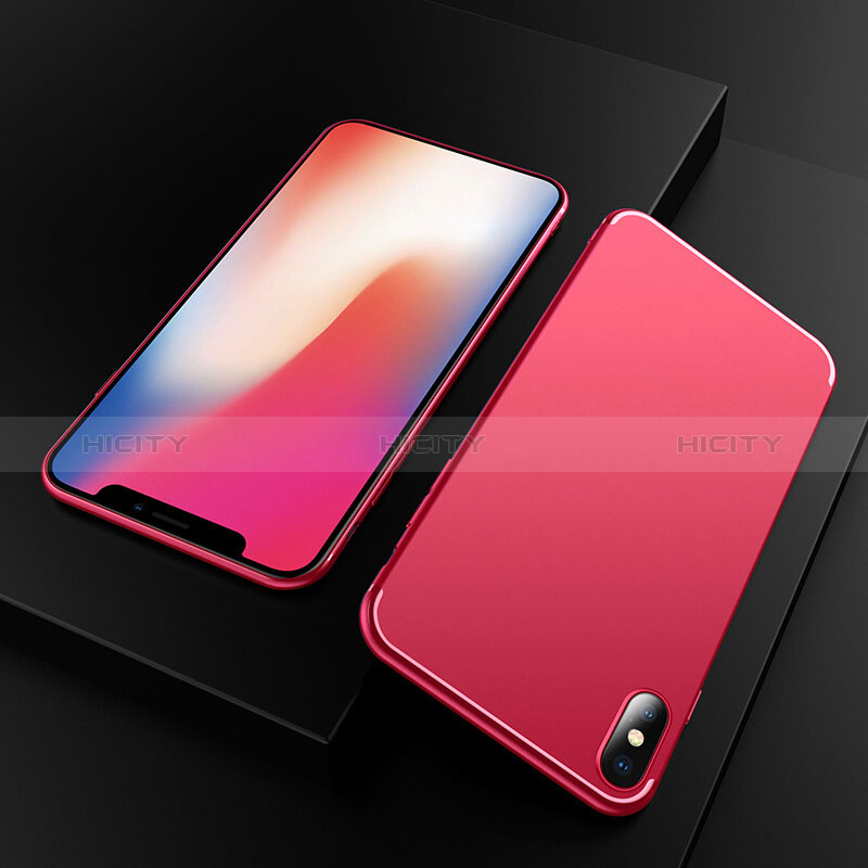 Silikon Hülle Handyhülle Ultra Dünn Schutzhülle S02 für Apple iPhone Xs Max Rot