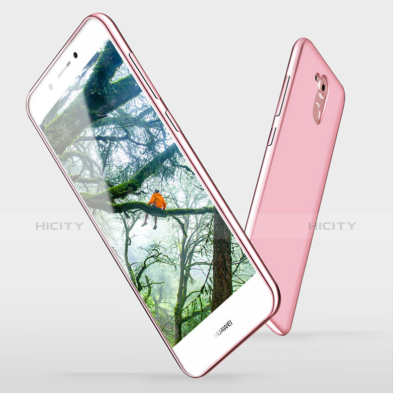 Silikon Hülle Handyhülle Ultra Dünn Schutzhülle S02 für Huawei Enjoy 6S Rosa