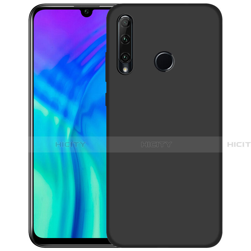 Silikon Hülle Handyhülle Ultra Dünn Schutzhülle S02 für Huawei Honor 20E Schwarz