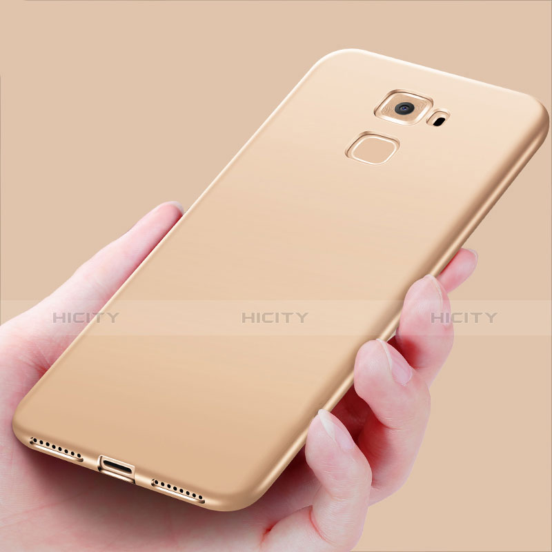 Silikon Hülle Handyhülle Ultra Dünn Schutzhülle S02 für Huawei Mate S Gold