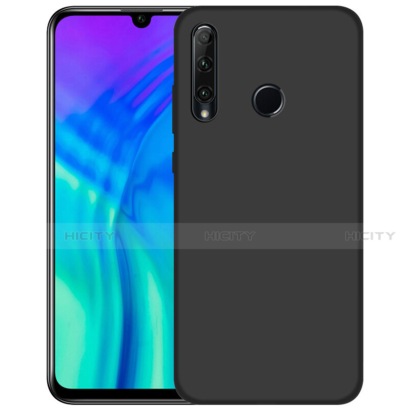 Silikon Hülle Handyhülle Ultra Dünn Schutzhülle S02 für Huawei P Smart+ Plus (2019) Schwarz Plus