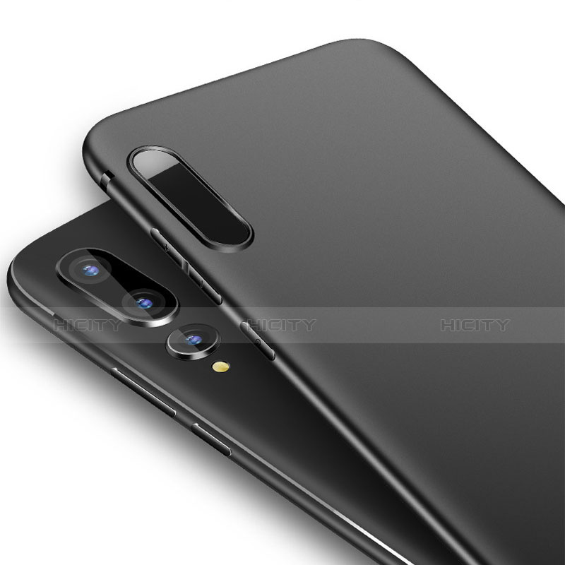 Silikon Hülle Handyhülle Ultra Dünn Schutzhülle S02 für Huawei P20 Pro Schwarz