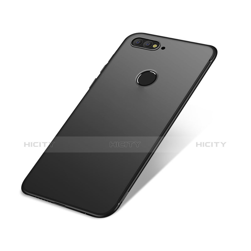 Silikon Hülle Handyhülle Ultra Dünn Schutzhülle S02 für Huawei Y7 (2018) Schwarz