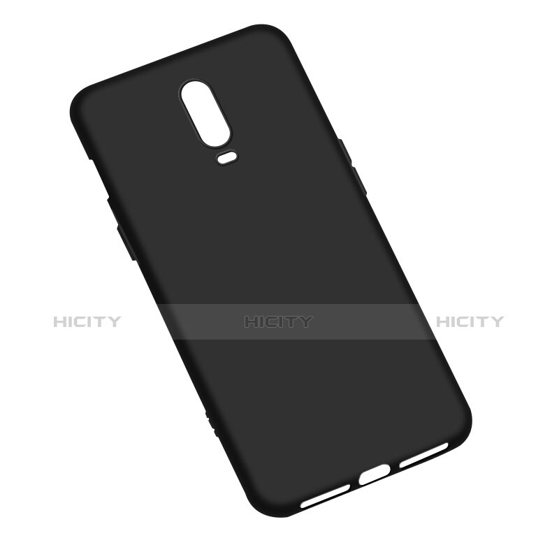 Silikon Hülle Handyhülle Ultra Dünn Schutzhülle S02 für OnePlus 6T Schwarz