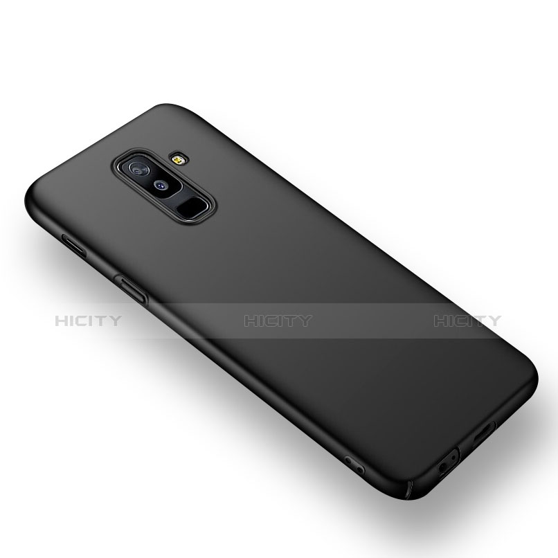 Silikon Hülle Handyhülle Ultra Dünn Schutzhülle S02 für Samsung Galaxy A6 Plus (2018) Schwarz