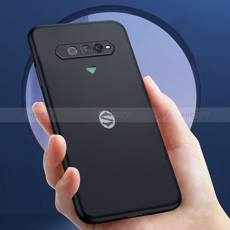 Silikon Hülle Handyhülle Ultra Dünn Schutzhülle S02 für Xiaomi Black Shark 4S 5G Schwarz groß