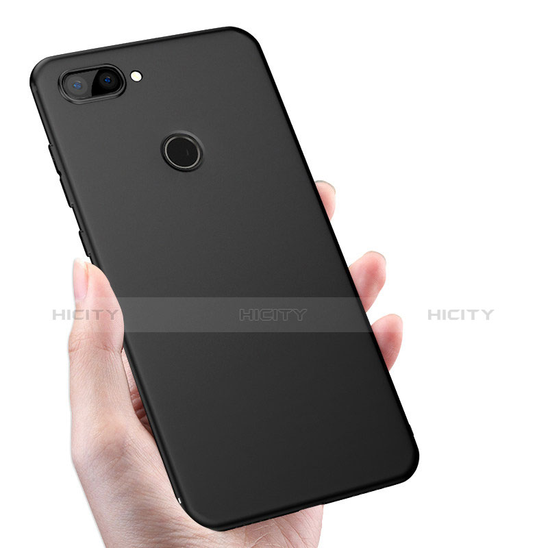 Silikon Hülle Handyhülle Ultra Dünn Schutzhülle S02 für Xiaomi Mi 8 Lite Schwarz