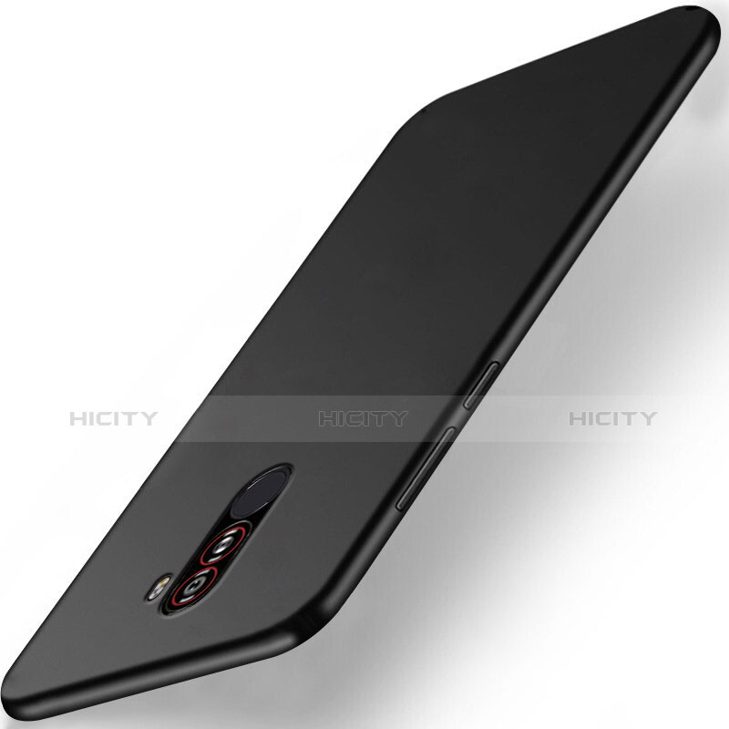 Silikon Hülle Handyhülle Ultra Dünn Schutzhülle S02 für Xiaomi Pocophone F1 Schwarz