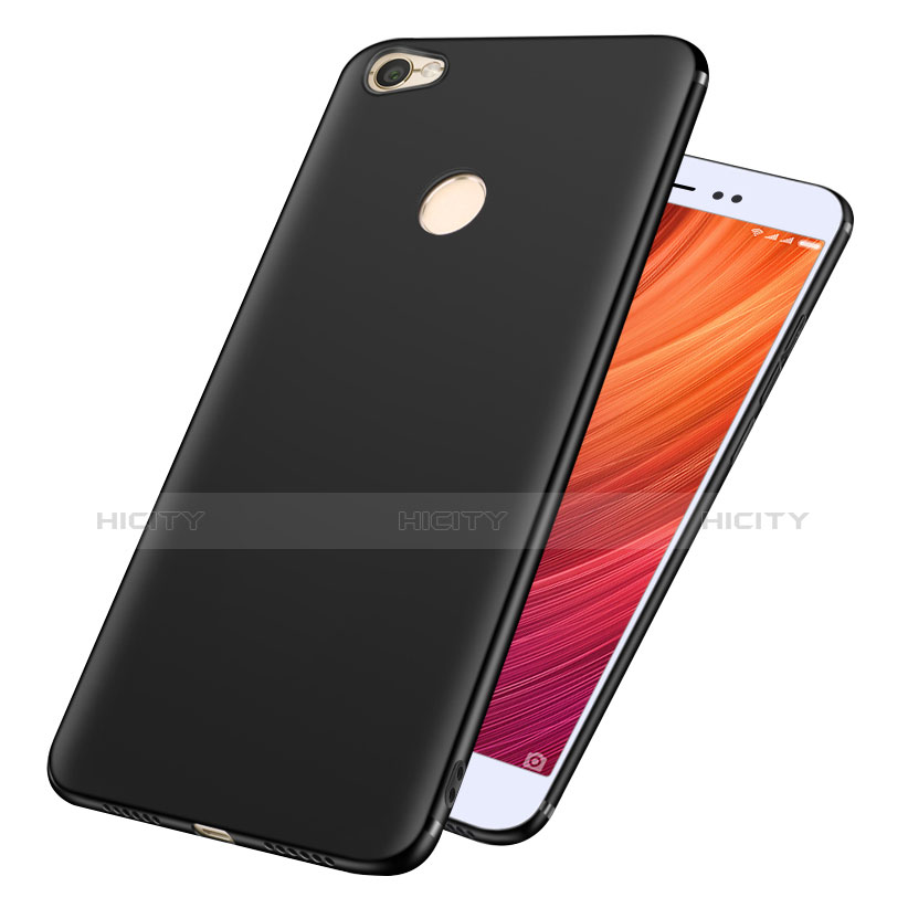 Silikon Hülle Handyhülle Ultra Dünn Schutzhülle S02 für Xiaomi Redmi Note 5A High Edition Schwarz