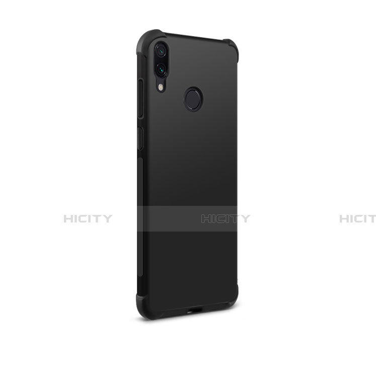 Silikon Hülle Handyhülle Ultra Dünn Schutzhülle S02 für Xiaomi Redmi Note 7 Pro Schwarz