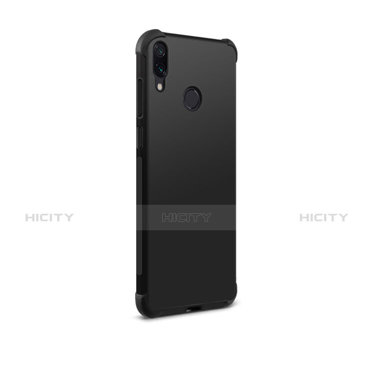 Silikon Hülle Handyhülle Ultra Dünn Schutzhülle S02 für Xiaomi Redmi Note 7 Schwarz