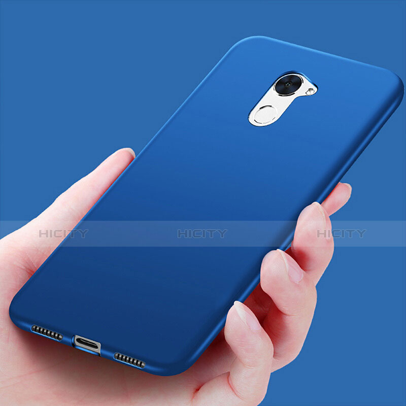 Silikon Hülle Handyhülle Ultra Dünn Schutzhülle S03 für Huawei Enjoy 7 Plus Blau groß