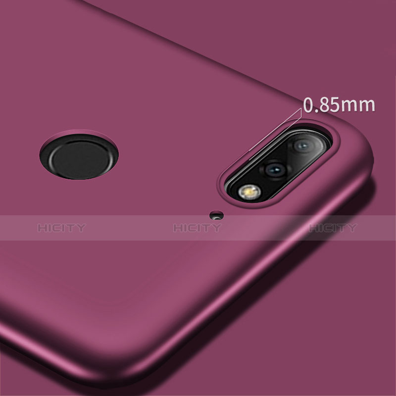 Silikon Hülle Handyhülle Ultra Dünn Schutzhülle S03 für Huawei Enjoy 8 Violett