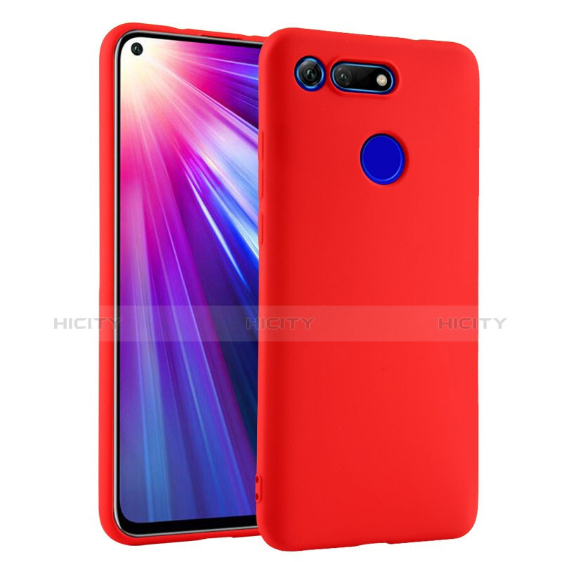 Silikon Hülle Handyhülle Ultra Dünn Schutzhülle S03 für Huawei Honor V20 Rot