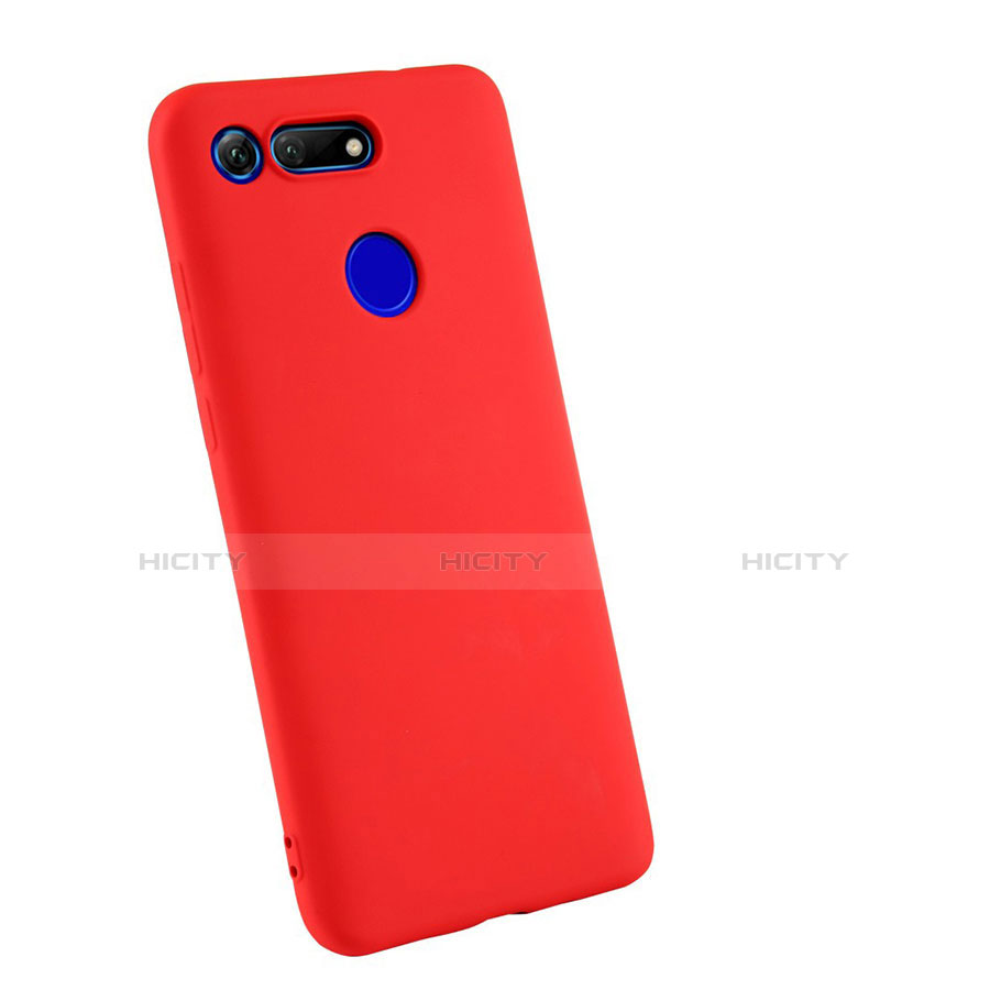 Silikon Hülle Handyhülle Ultra Dünn Schutzhülle S03 für Huawei Honor View 20 Rot groß