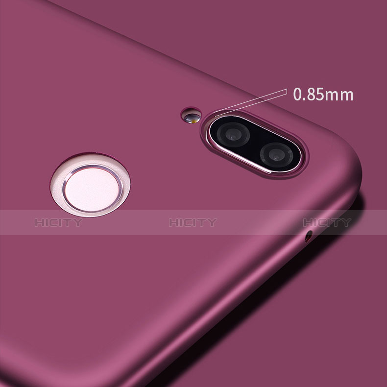 Silikon Hülle Handyhülle Ultra Dünn Schutzhülle S03 für Huawei Nova 3e Violett