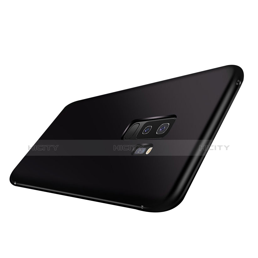 Silikon Hülle Handyhülle Ultra Dünn Schutzhülle S03 für Samsung Galaxy A9 Star Lite Schwarz