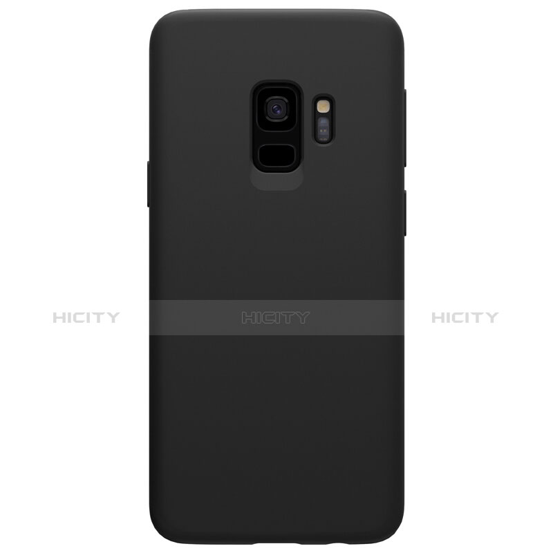 Silikon Hülle Handyhülle Ultra Dünn Schutzhülle S03 für Samsung Galaxy S9 Schwarz