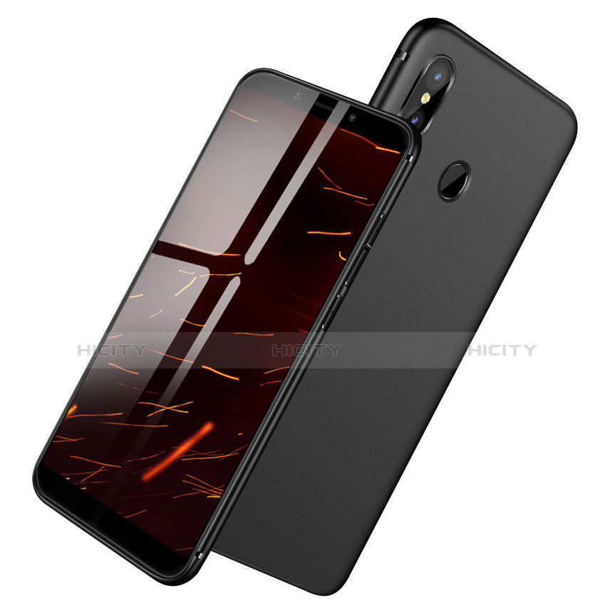 Silikon Hülle Handyhülle Ultra Dünn Schutzhülle S03 für Xiaomi Mi 6X Schwarz Plus