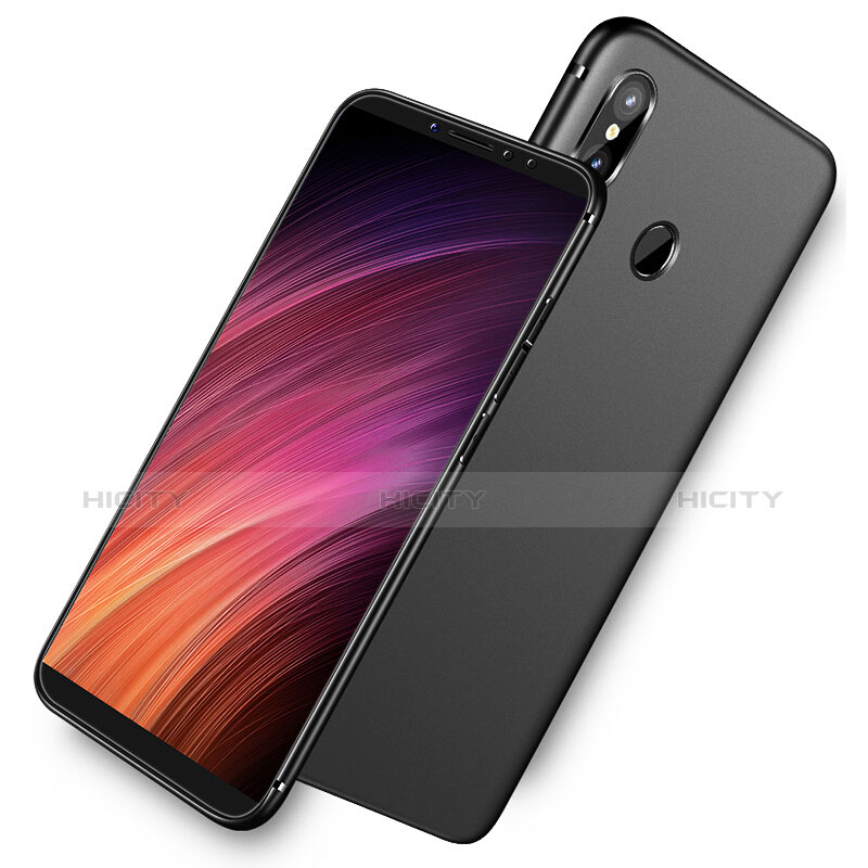 Silikon Hülle Handyhülle Ultra Dünn Schutzhülle S03 für Xiaomi Redmi Y2 Schwarz