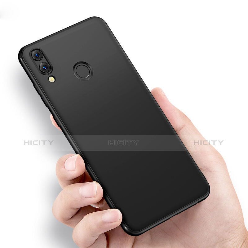 Silikon Hülle Handyhülle Ultra Dünn Schutzhülle S04 für Huawei Honor Play 8C Schwarz